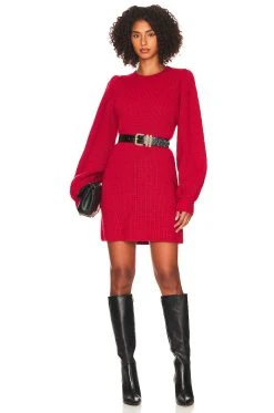 Show Me Your Mumu Dixon Sweater Dress Red