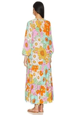 Show Me Your Mumu Birdie Maxi Dress Flower Market -Fashion Womens Discount Store SHOW WD549 V4