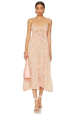 Show Me Your Mumu Sonnett Maxi Dress Beachy Blossom