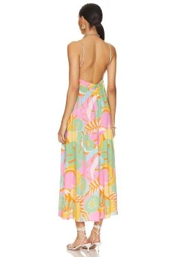 Show Me Your Mumu Julia Maxi Dress Tropical Fruit -Fashion Womens Discount Store SHOW WD558 V3