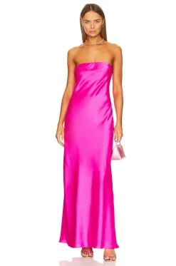 Show Me Your Mumu Taylor Tube Dress Hot Pink