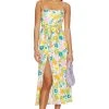 Show Me Your Mumu Amalfi Coast Midi Dress Petal Pop -Fashion Womens Discount Store SHOW WD576 V1