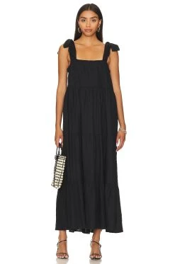 Show Me Your Mumu Arabella Maxi Dress Black