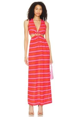 Show Me Your Mumu Maizy Cut Out Dress Paradise Island