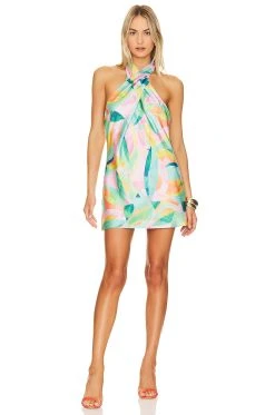 Show Me Your Mumu Jasmine Mini Dress Tropicana Burst Luxe -Fashion Womens Discount Store SHOW WD588 V1 2