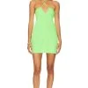 Show Me Your Mumu X REVOLVE Outgoing Mini Dress Green 2 Show Me Your Mumu X REVOLVE Outgoing Mini Dress Green -Fashion Womens Discount Store SHOW WD592 V1