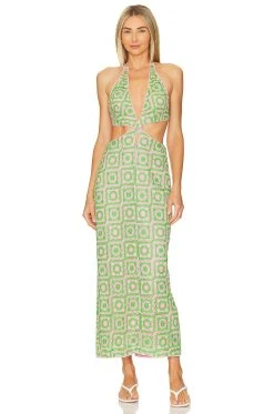 Show Me Your Mumu Muse Midi Dress Flower Power