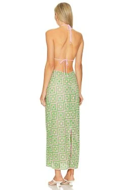 Show Me Your Mumu Muse Midi Dress Flower Power -Fashion Womens Discount Store SHOW WD595 V3