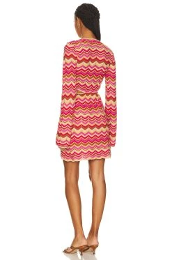 Show Me Your Mumu Carlo Dress Horizon Stripe Knit -Fashion Womens Discount Store SHOW WD602 V3