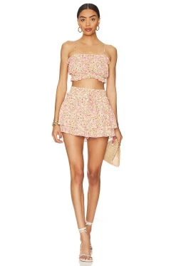 Show Me Your Mumu Nat Skort Beachy Blossom 9 Show Me Your Mumu Nat Skort Beachy Blossom -Fashion Womens Discount Store SHOW WF114 V4