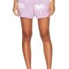 Show Me Your Mumu Boardwalk Shorts Purple Palm