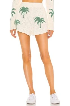 Show Me Your Mumu SHORT BOARDWALK Palm Tree Knit