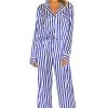Show Me Your Mumu Classic PJ Set Blue -Fashion Womens Discount Store SHOW WI11 V1
