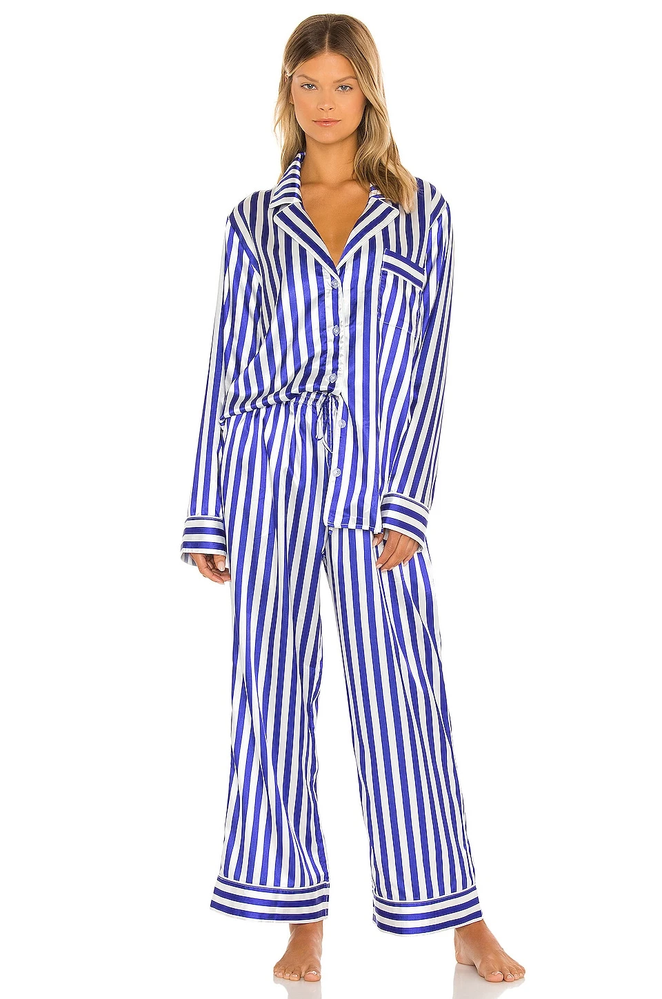 Show Me Your Mumu Classic PJ Set Blue 3 Show Me Your Mumu Classic PJ Set Blue