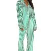 Show Me Your Mumu Classic PJ Set Spearmint Stripe 2 Show Me Your Mumu Classic PJ Set Spearmint Stripe -Fashion Womens Discount Store SHOW WI6 V1