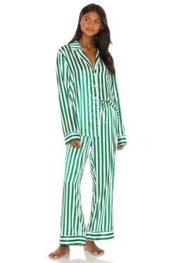 Show Me Your Mumu Classic PJ Set Spearmint Stripe