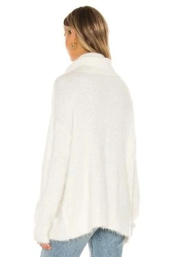 Show Me Your Mumu Fatima Turtleneck Sweater White -Fashion Womens Discount Store SHOW WK103 V3