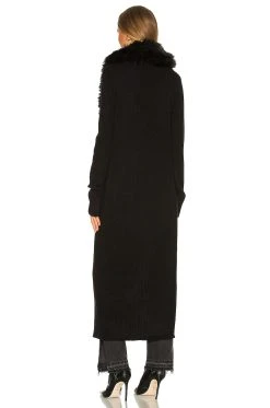 Show Me Your Mumu CARDIGAN LARGO LOMBARDI Black -Fashion Womens Discount Store SHOW WK114 V3