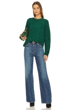 Show Me Your Mumu Feel Good Sweater Emerald -Fashion Womens Discount Store SHOW WK140 V4
