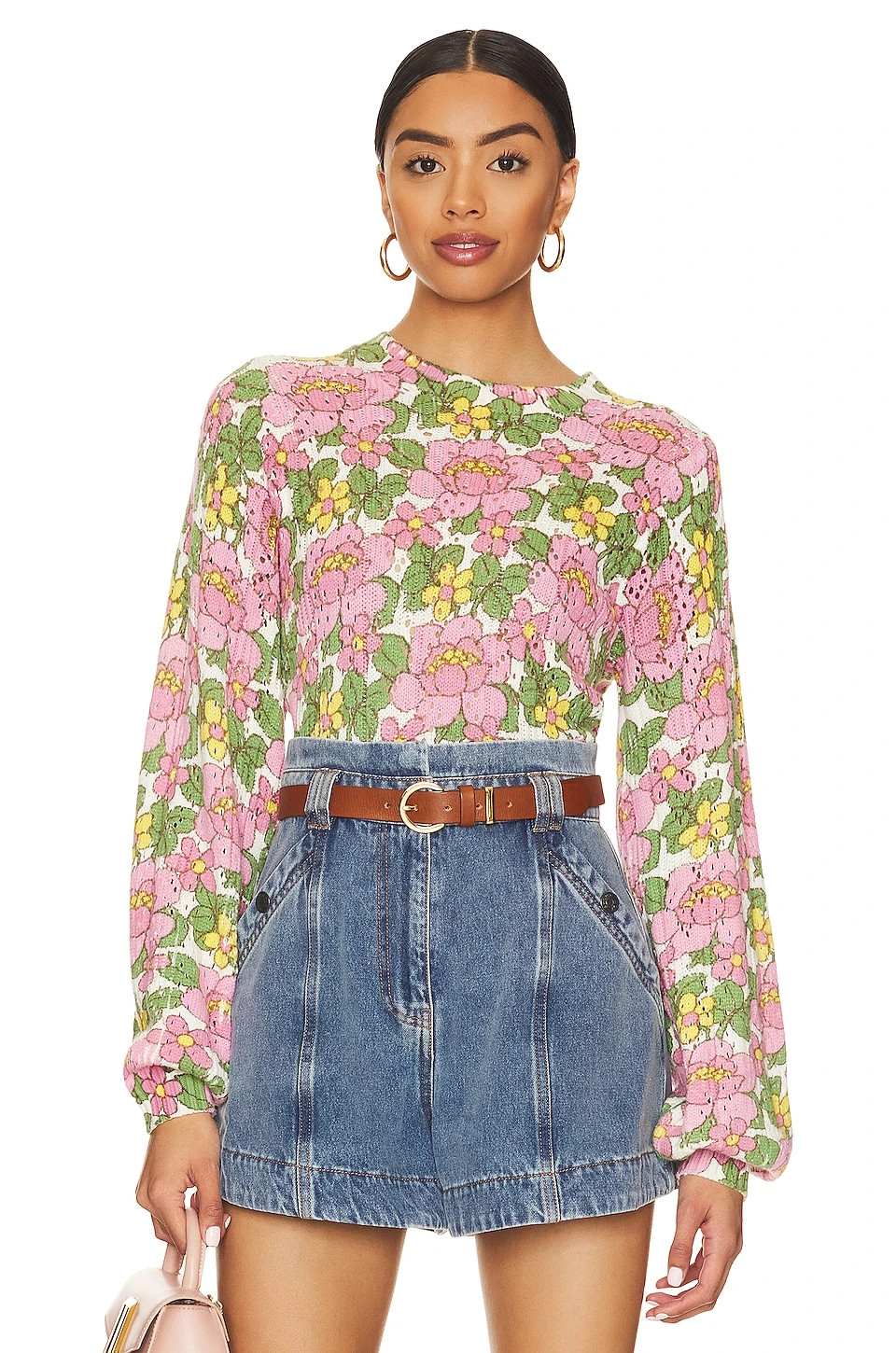 Show Me Your Mumu Vienna Sweater Fresh Floral 3 Show Me Your Mumu Vienna Sweater Fresh Floral
