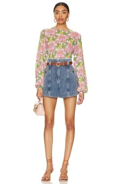 Show Me Your Mumu Vienna Sweater Fresh Floral 9 Show Me Your Mumu Vienna Sweater Fresh Floral -Fashion Womens Discount Store SHOW WK148 V4