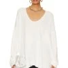 Show Me Your Mumu Rupert Sweater White 1 Show Me Your Mumu Rupert Sweater White -Fashion Womens Discount Store SHOW WK149 V1