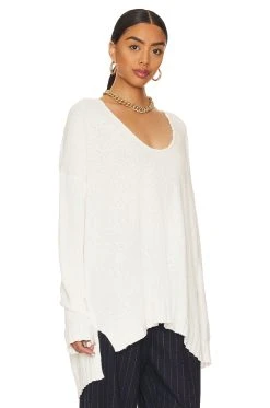Show Me Your Mumu Rupert Sweater White -Fashion Womens Discount Store SHOW WK149 V3