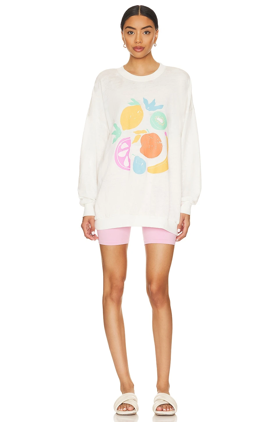 Show Me Your Mumu James Sweatshirt Fruit Graphic 6 Show Me Your Mumu James Sweatshirt Fruit Graphic - Image 4