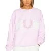 Show Me Your Mumu Stanley Sweatshirt No Days Off -Fashion Womens Discount Store SHOW WK157 V1