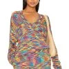 Show Me Your Mumu Gilligan Sweater Colorful Space Dye Knit