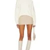 Show Me Your Mumu Crosby Sweater White Textured Knit