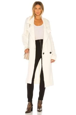 Show Me Your Mumu Melrose Sweater Jacket Cream Knit