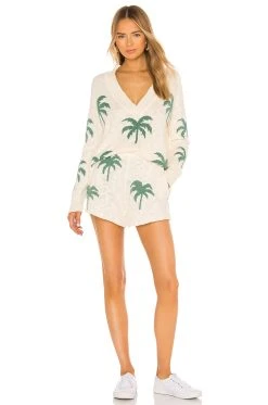 Show Me Your Mumu Gilligan Sweater Palm Tree Knit -Fashion Womens Discount Store SHOW WK85 V4