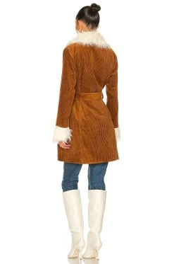 Show Me Your Mumu Penny Lane Coat Sienna Corduroy -Fashion Womens Discount Store SHOW WO28 V4