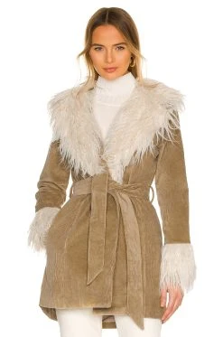 Show Me Your Mumu Penny Lane Coat Beige