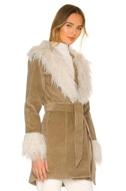 Show Me Your Mumu Penny Lane Coat Beige -Fashion Womens Discount Store SHOW WO58 V3