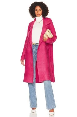 Show Me Your Mumu Melrose Sweater Jacket Hot Pink -Fashion Womens Discount Store SHOW WO68 V5