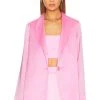 Show Me Your Mumu Felixx Blazer Pink Luxe Satin -Fashion Womens Discount Store SHOW WO74 V1