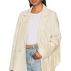 Show Me Your Mumu Sierra Fringe Jacket Cream Faux Suede 1 Show Me Your Mumu Sierra Fringe Jacket Cream Faux Suede -Fashion Womens Discount Store SHOW WO75 V1