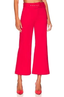 Show Me Your Mumu Dj Cropped Pants Red