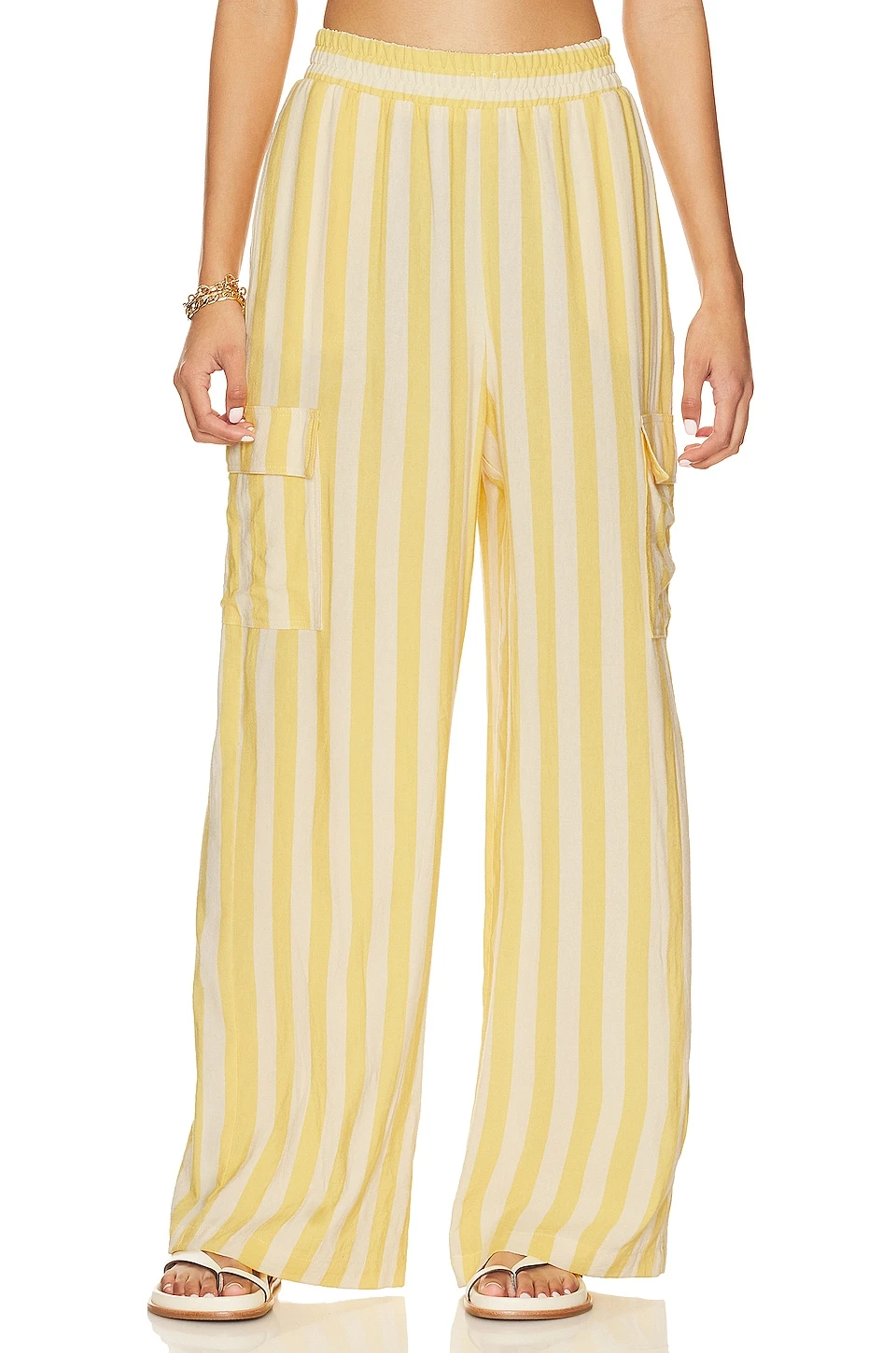 Show Me Your Mumu Coast Cargo Pants Sunny Stripe 3 Show Me Your Mumu Coast Cargo Pants Sunny Stripe