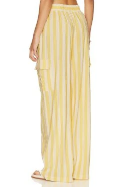Show Me Your Mumu Coast Cargo Pants Sunny Stripe 8 Show Me Your Mumu Coast Cargo Pants Sunny Stripe -Fashion Womens Discount Store SHOW WP115 V3