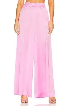 Show Me Your Mumu Irwin Pants Pink Luxe Satin