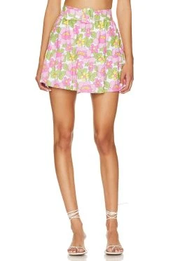 Show Me Your Mumu Fiona Skirt Fresh Floral
