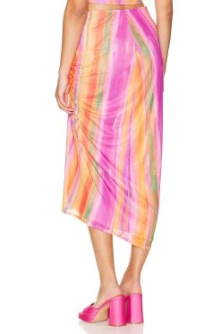 Show Me Your Mumu Dazy Skirt Sunrise Stripe -Fashion Womens Discount Store SHOW WQ89 V3