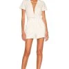 Show Me Your Mumu Outlaw Romper White Denim -Fashion Womens Discount Store SHOW WR131 V1
