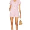Show Me Your Mumu Cannon Romper Pink Denim -Fashion Womens Discount Store SHOW WR139 V1