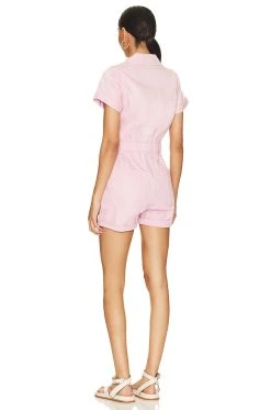 Show Me Your Mumu Cannon Romper Pink Denim 7 Show Me Your Mumu Cannon Romper Pink Denim -Fashion Womens Discount Store SHOW WR139 V3