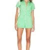 Show Me Your Mumu Cannon Romper Green -Fashion Womens Discount Store SHOW WR145 V1