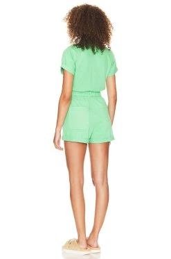 Show Me Your Mumu Cannon Romper Green 7 Show Me Your Mumu Cannon Romper Green -Fashion Womens Discount Store SHOW WR145 V3
